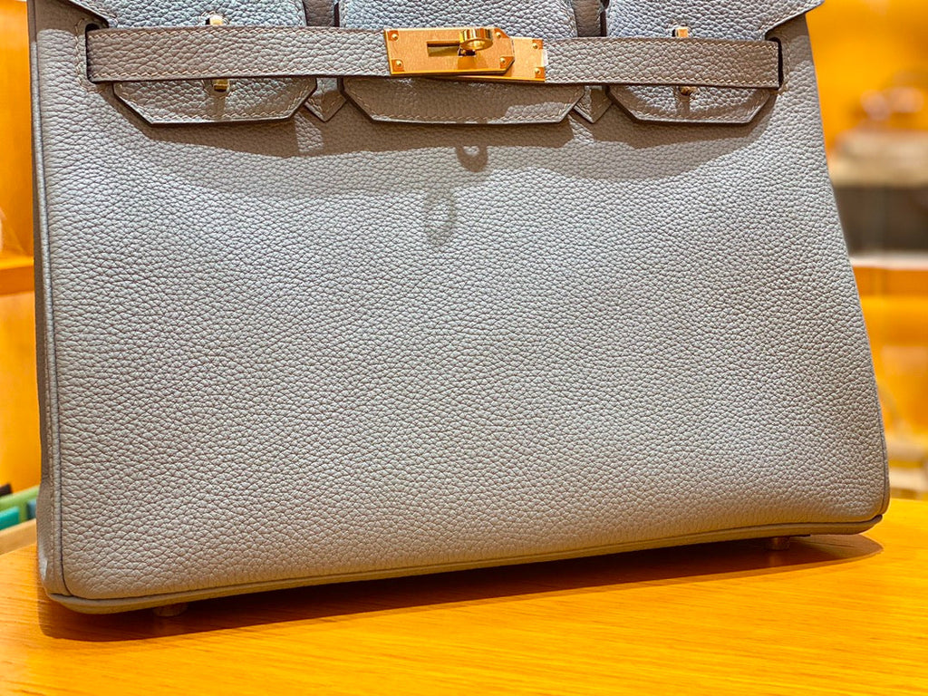 30 Togo Blue with Palladium Hardware
