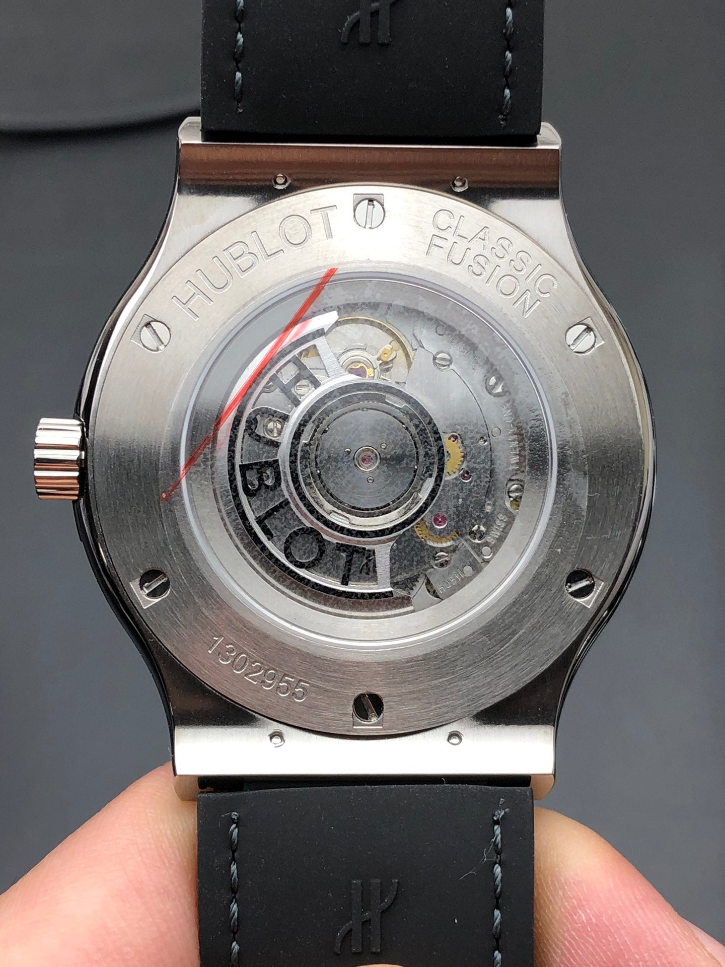 Silver Gradient Dial Watch 42 mm - draft
