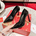 Black Pointed-Toe Pumps - draft