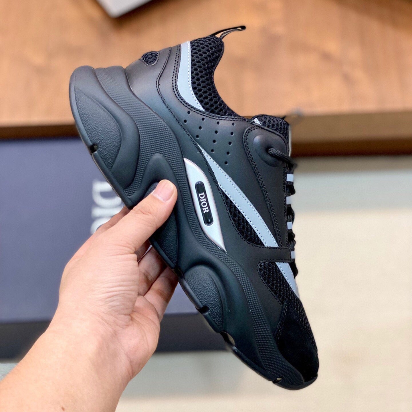 Premium Leather Sneakers - draft
