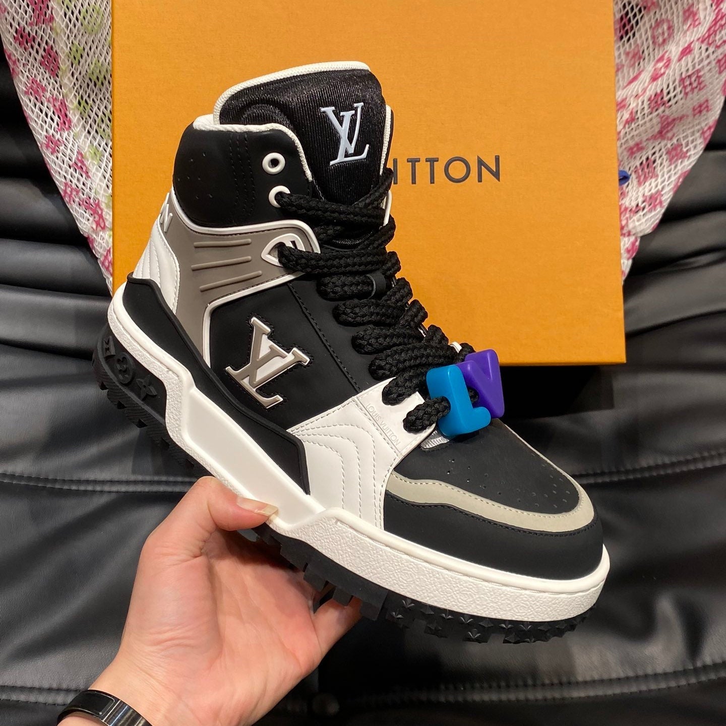 Premium High-Top Trainers - draft