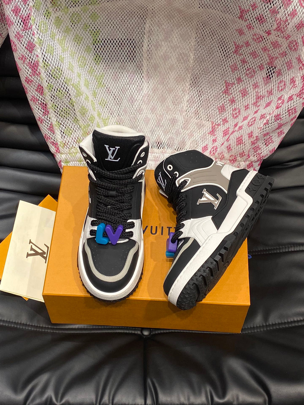 Premium High-Top Trainers - draft