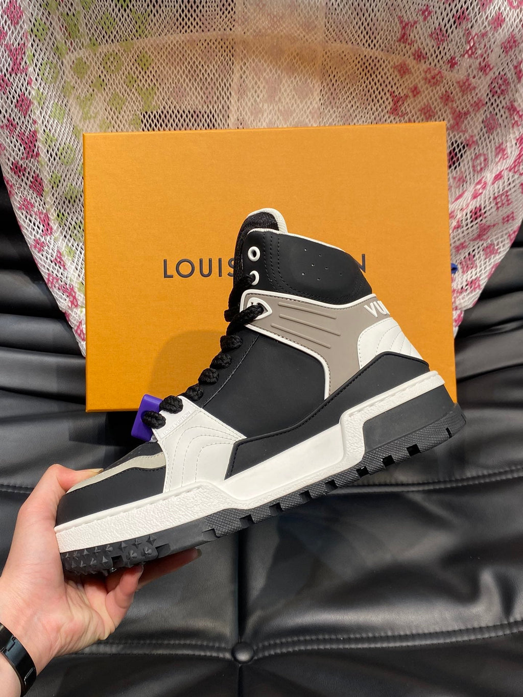 Premium High-Top Trainers - draft