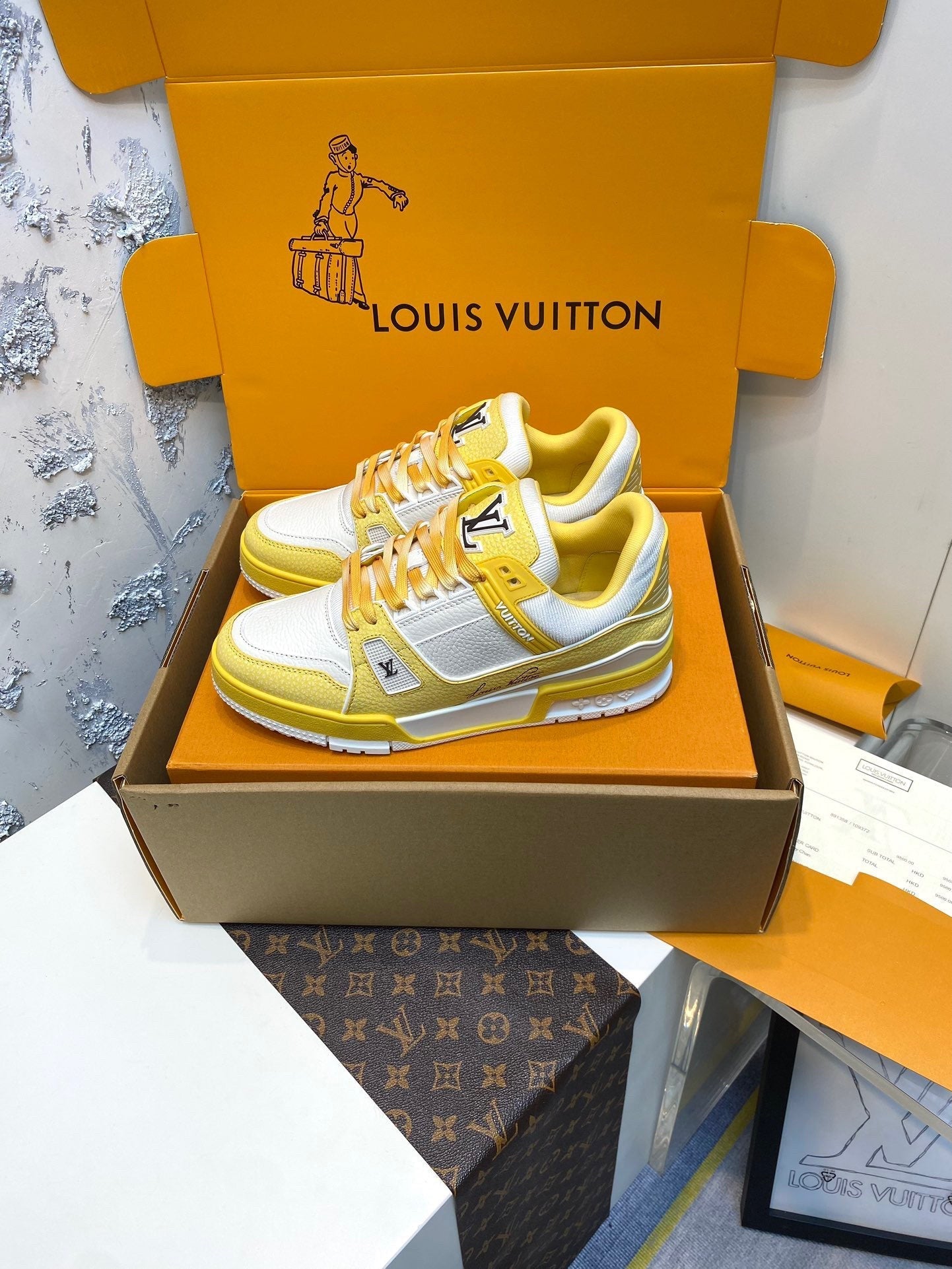 High-End Italian Leather Urban Sneakers - draft