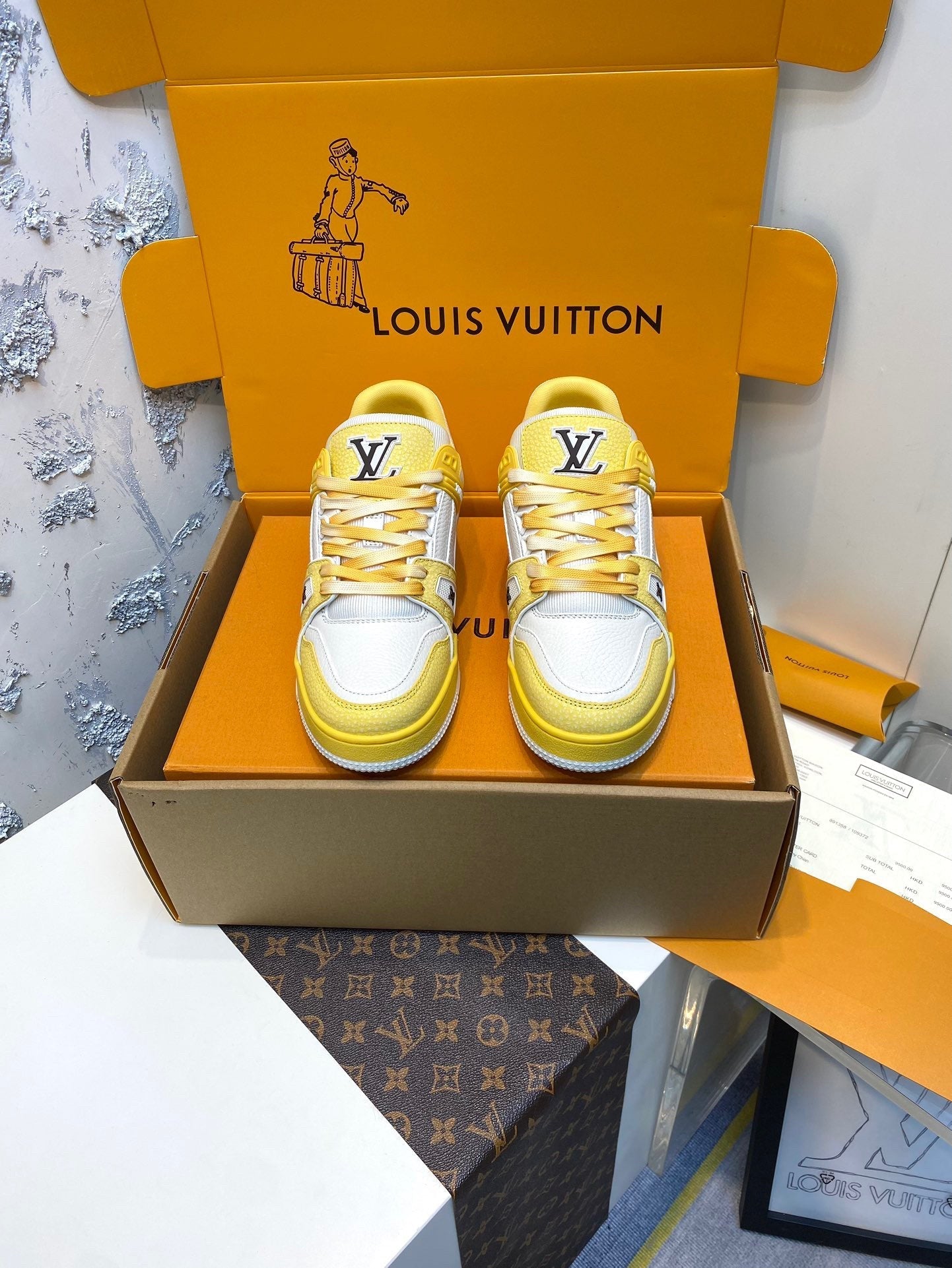 High-End Italian Leather Urban Sneakers - draft