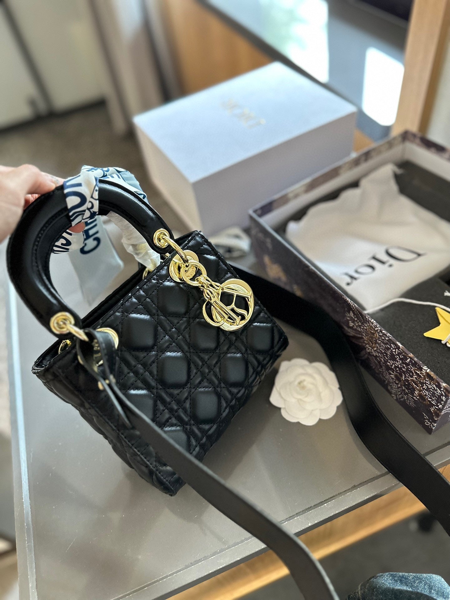 CD Princess Shoulder Bag