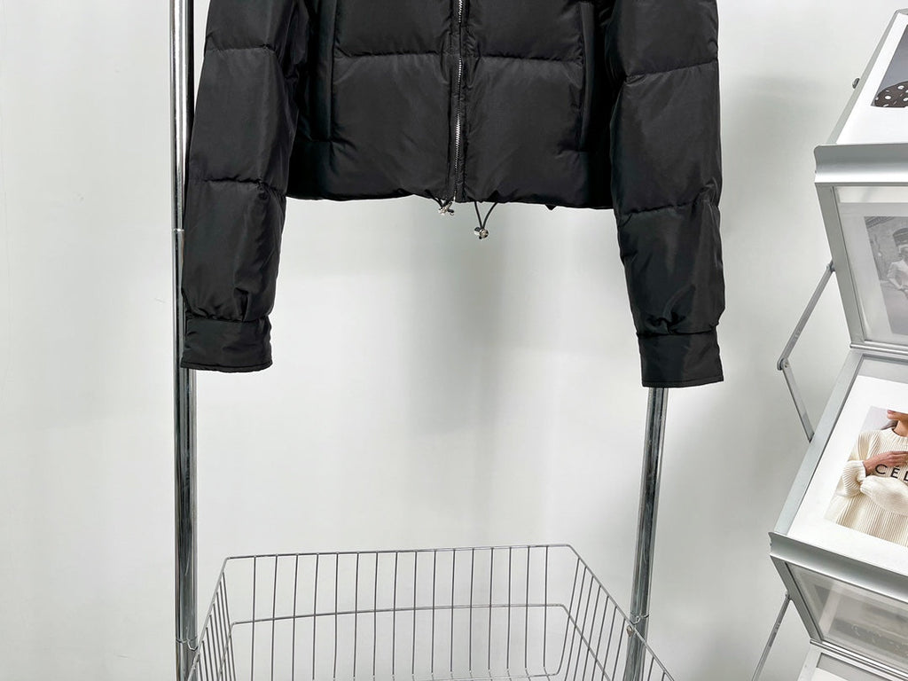 Short Black Down Jacket - draft