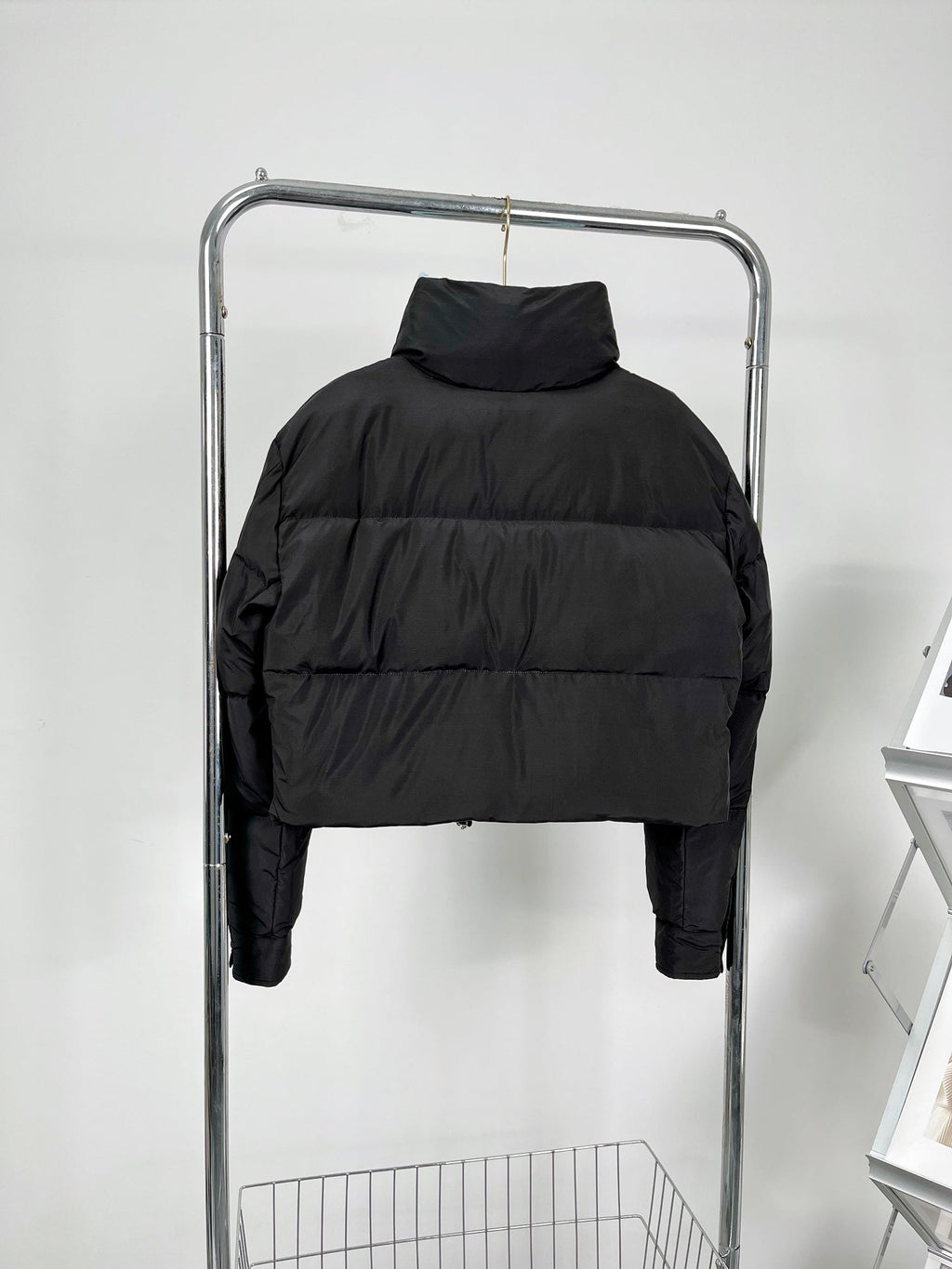 Short Black Down Jacket - draft