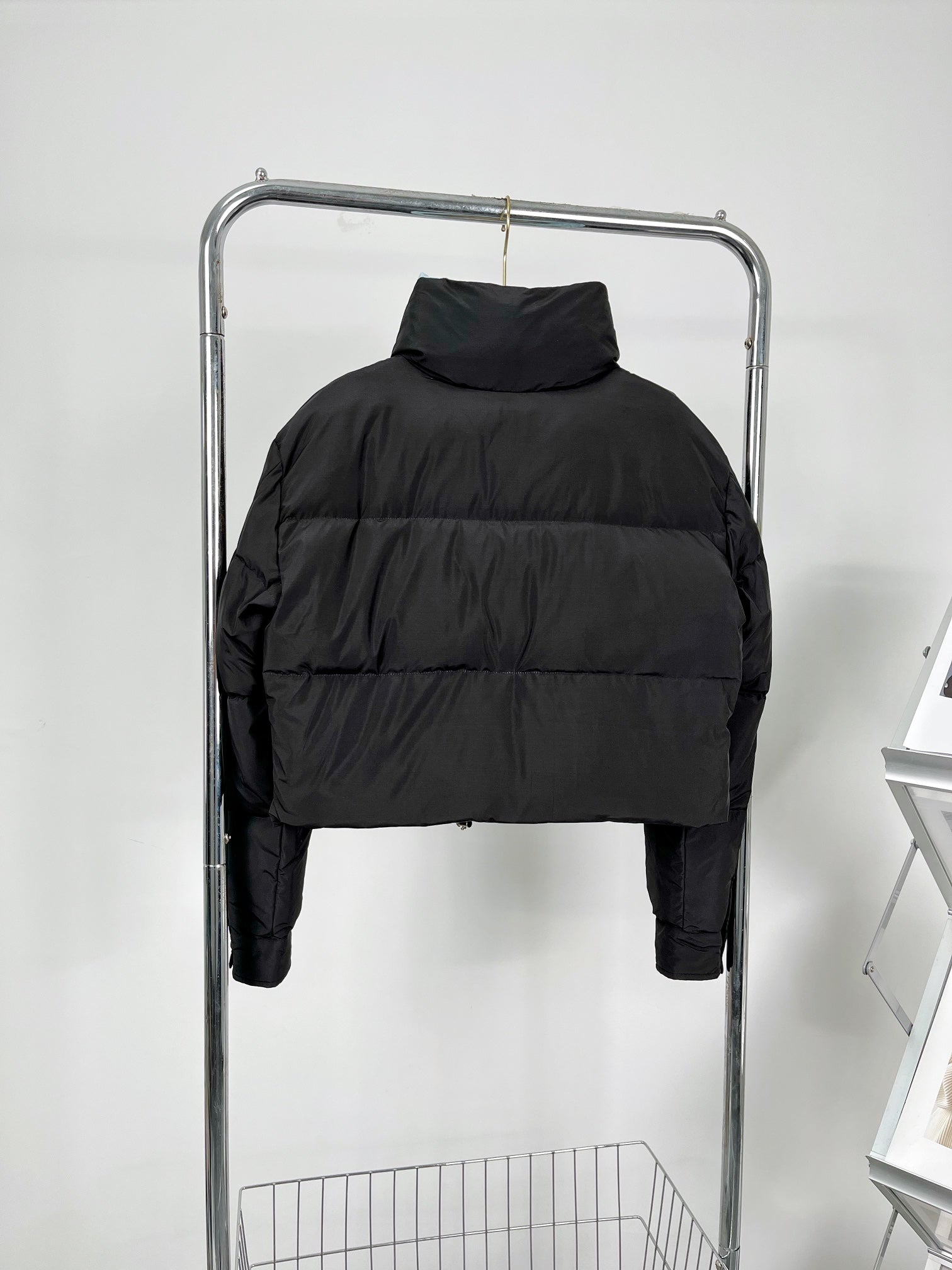 Short Black Down Jacket - draft