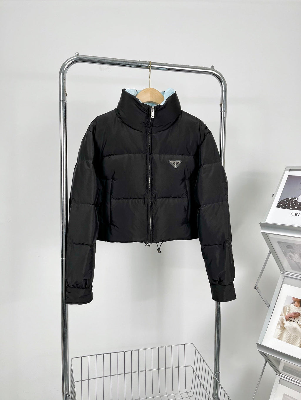 Short Black Down Jacket - draft