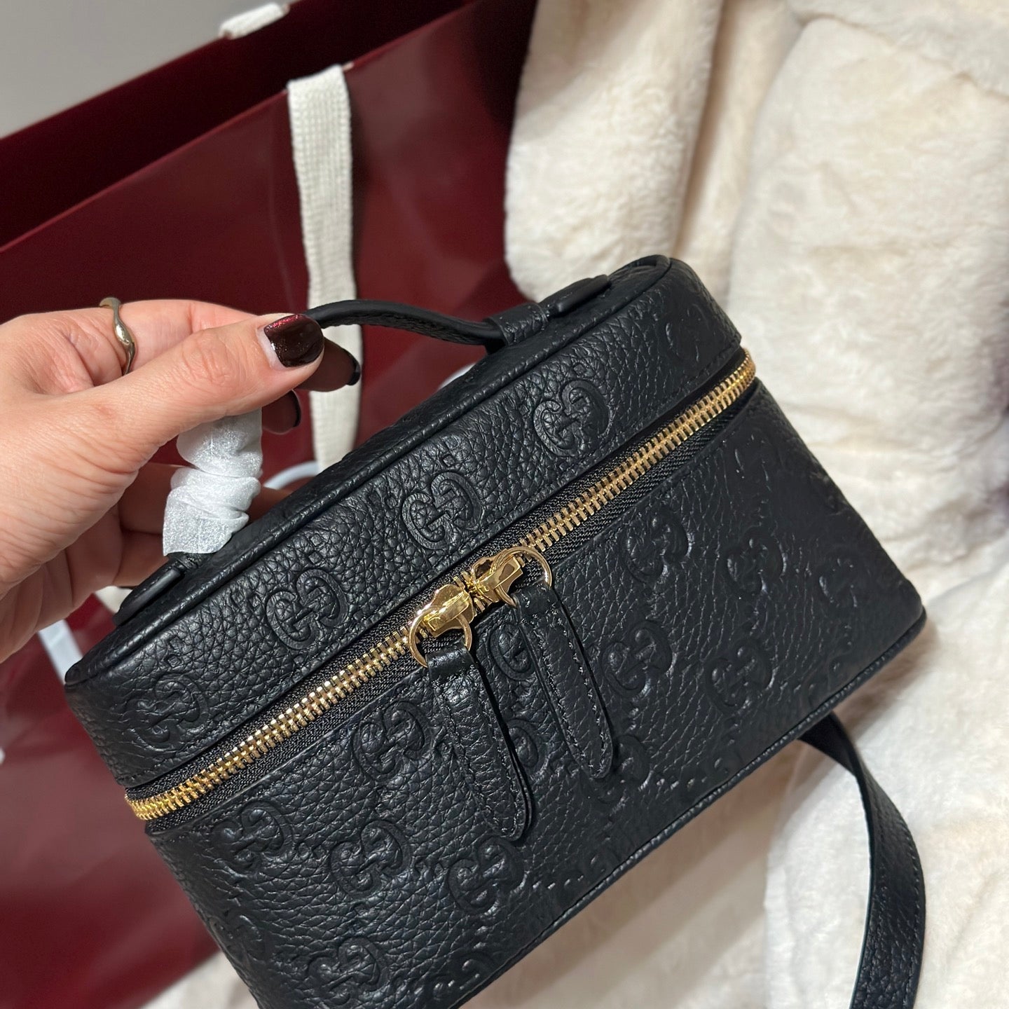 Shoulder Bag Pressed Leather - Borrador Luxorybrand