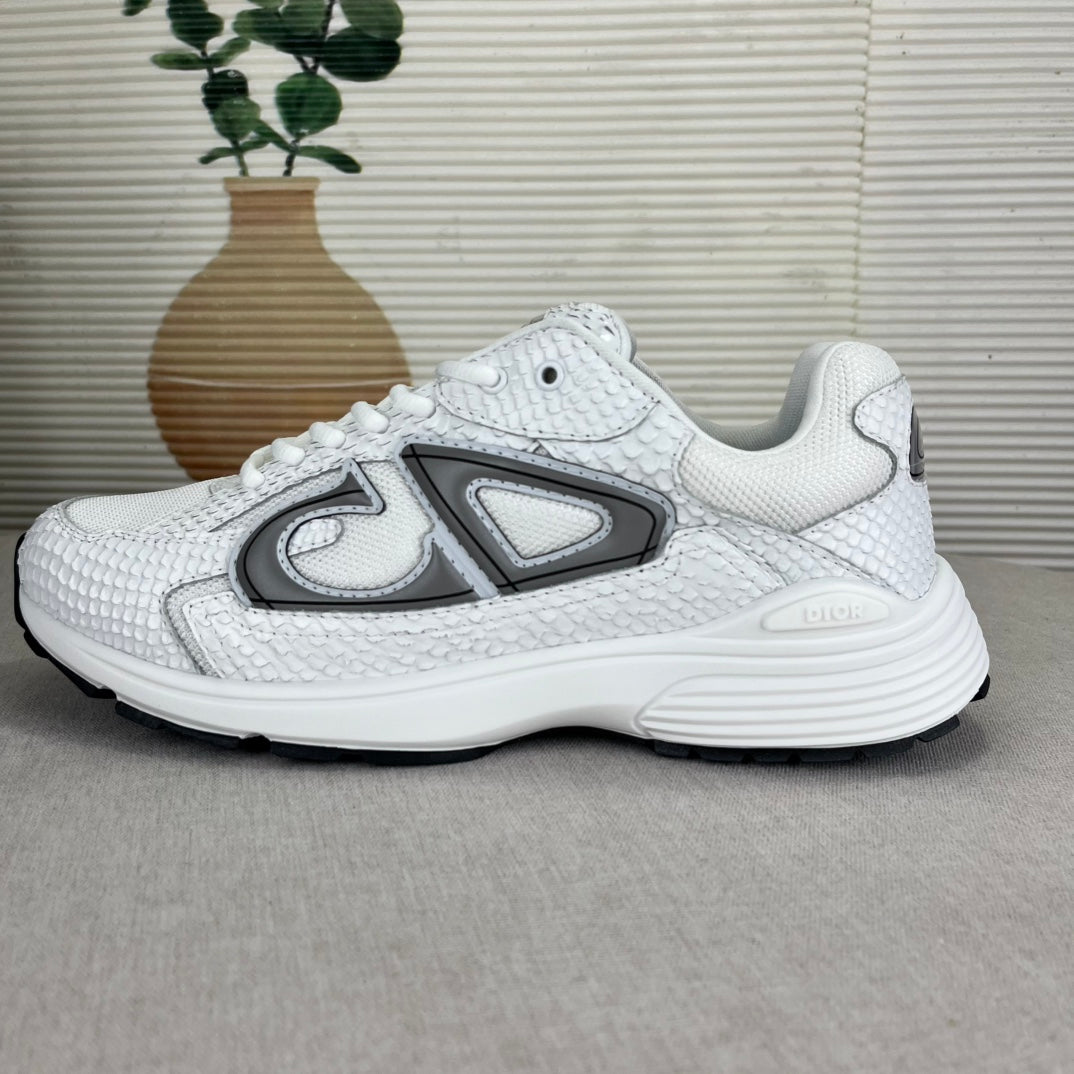 B30 Inspired Sneakers – White Snake Leather - draft