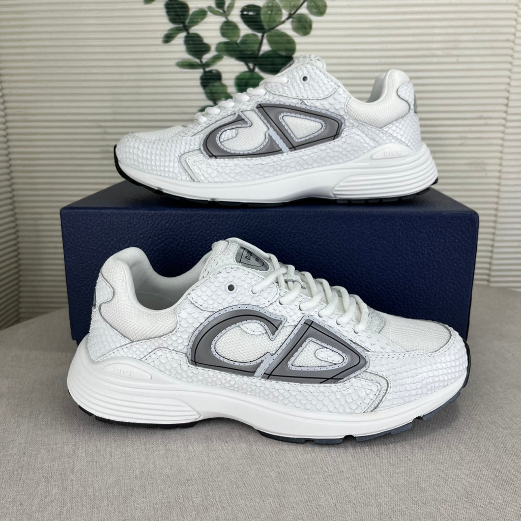 B30 Inspired Sneakers – White Snake Leather - draft