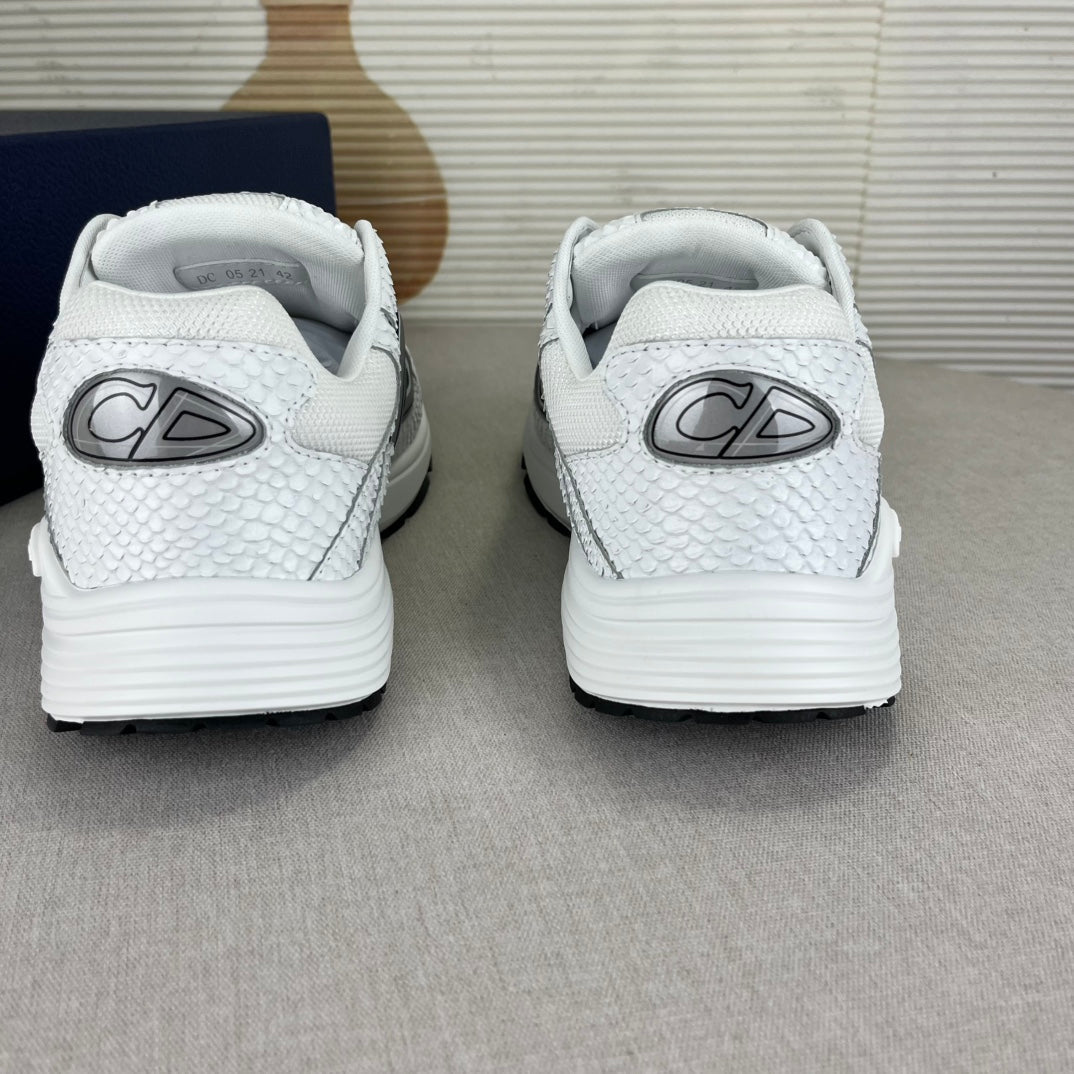 B30 Inspired Sneakers – White Snake Leather - draft