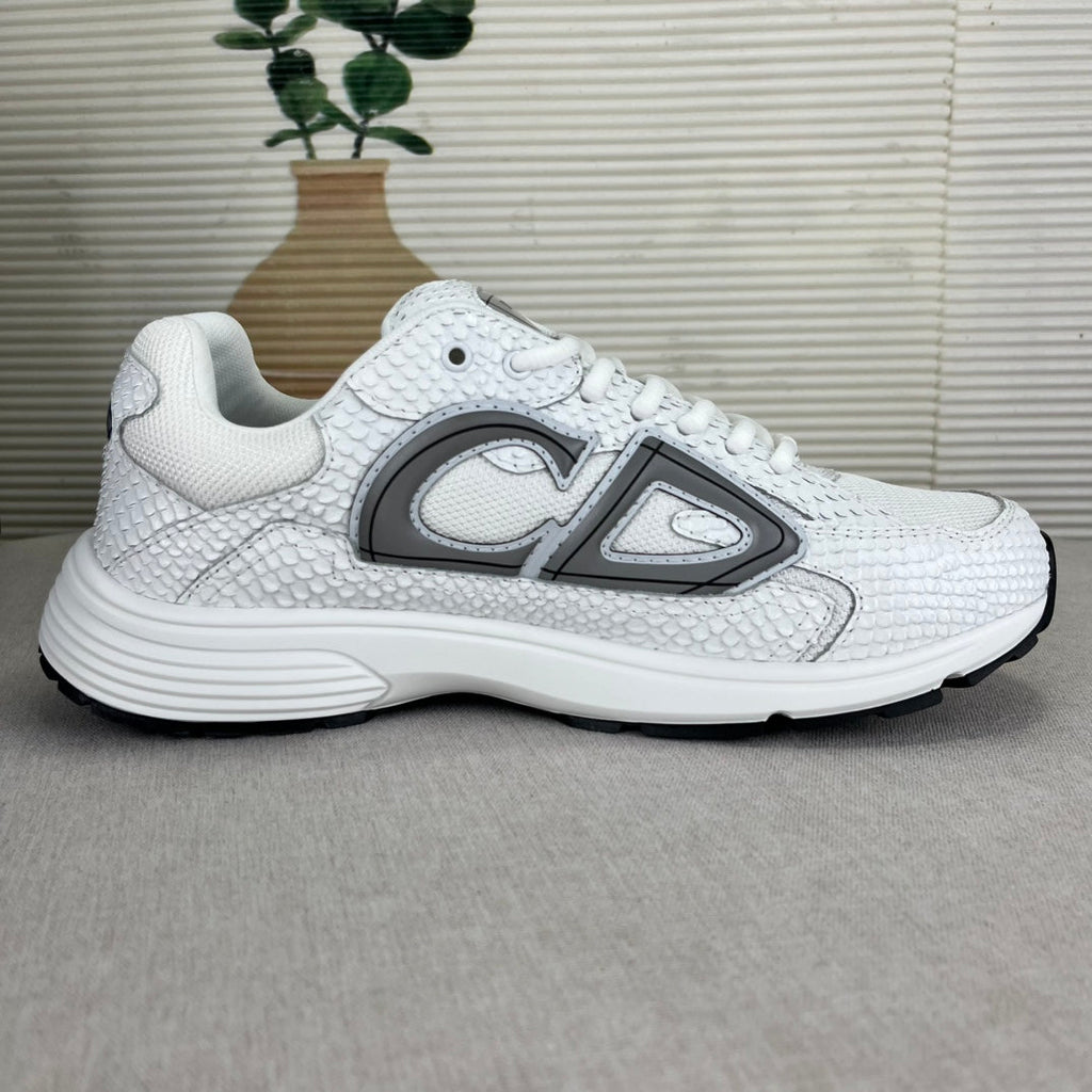 B30 Inspired Sneakers – White Snake Leather - draft