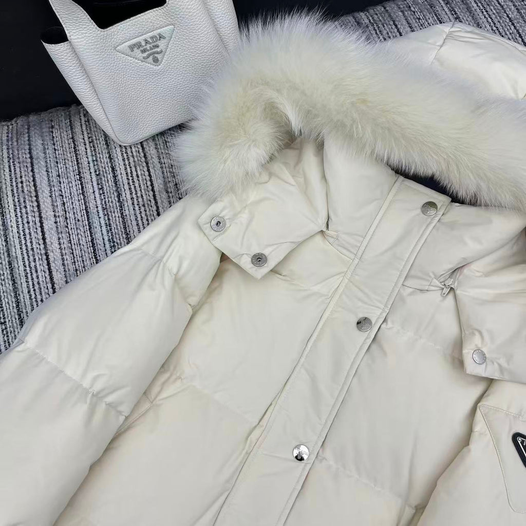 White Down Jacket - draft