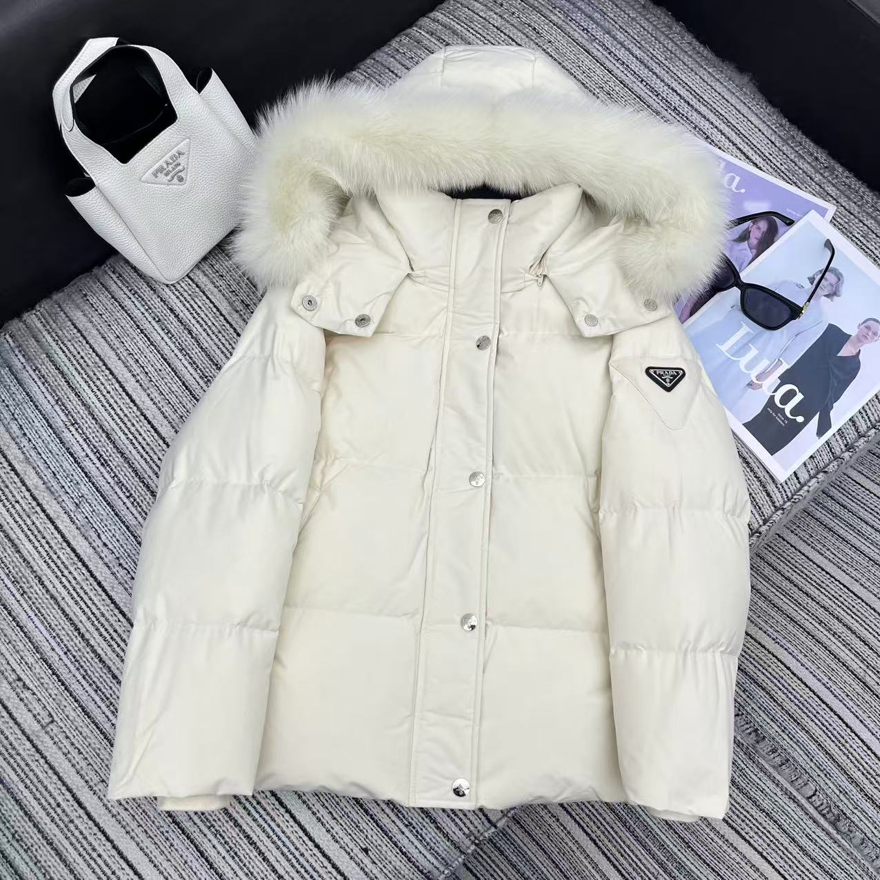 White Down Jacket - draft