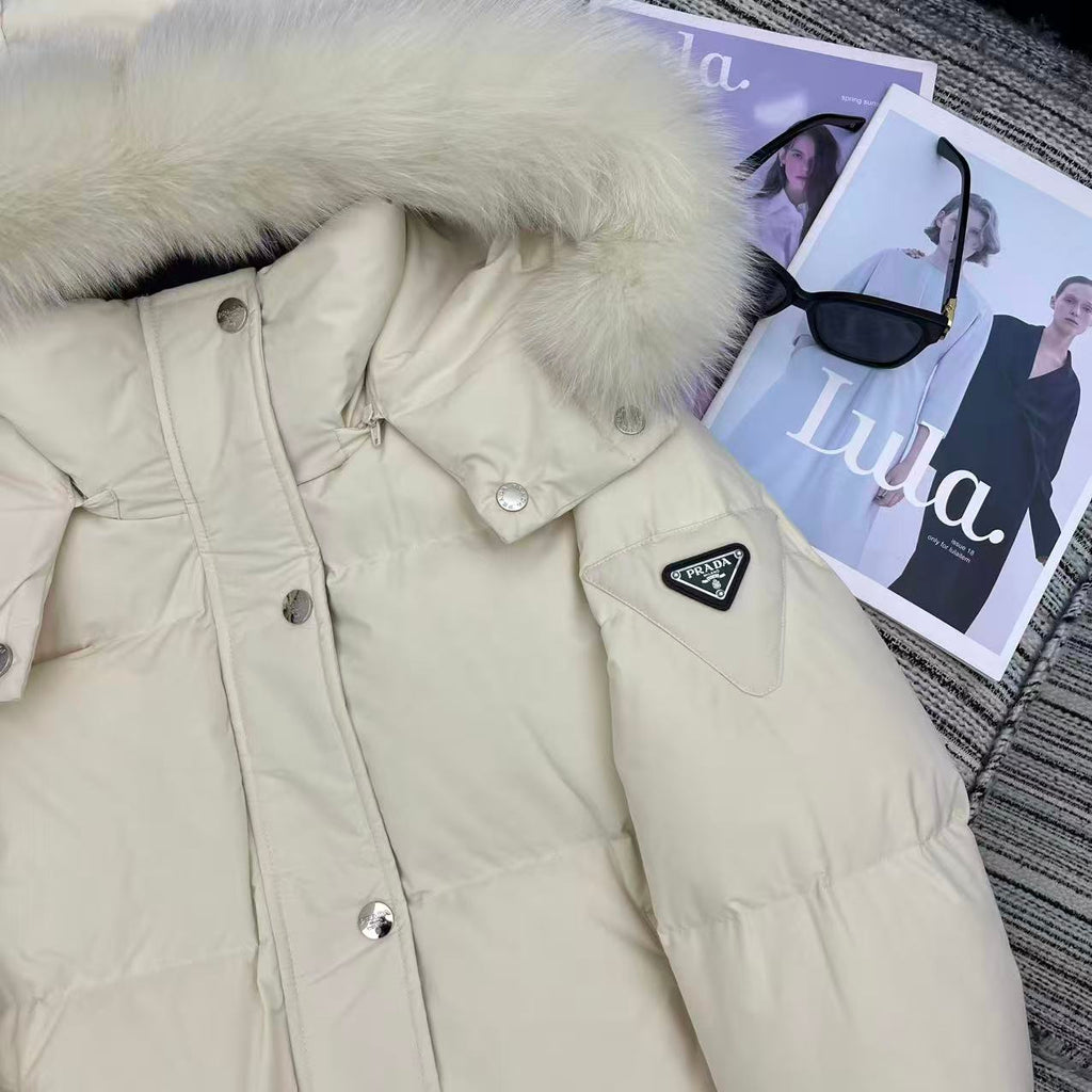 White Down Jacket - draft