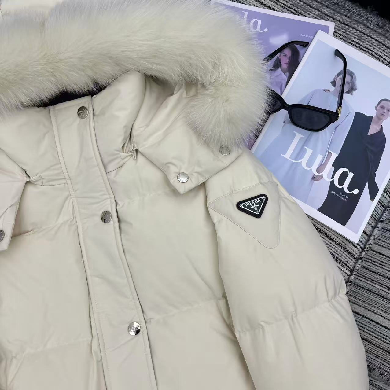 White Down Jacket - draft