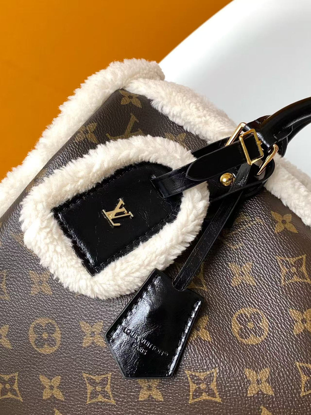 Leather Bag with Soft Trim - draft