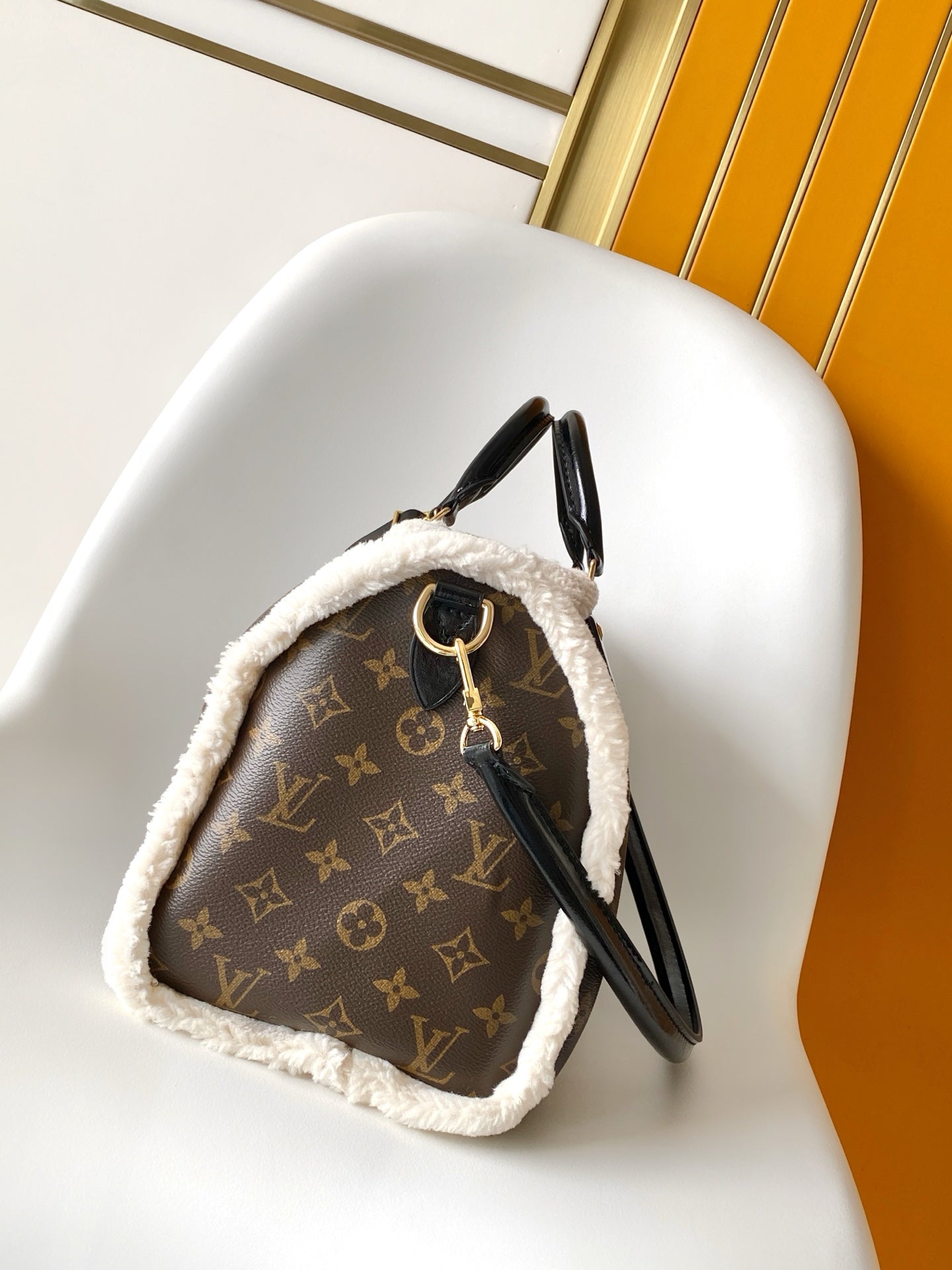 Leather Bag with Soft Trim - draft
