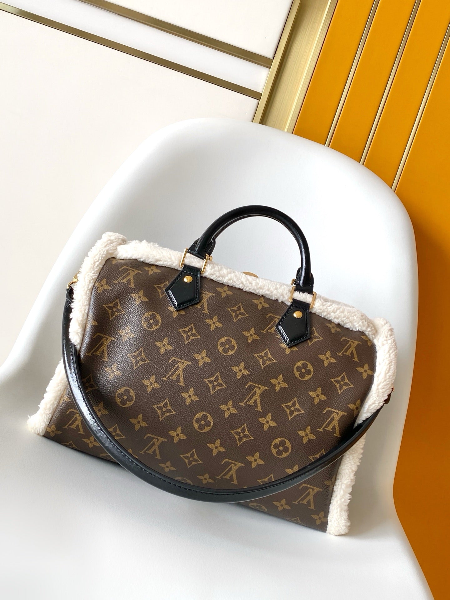 Leather Bag with Soft Trim - draft